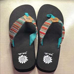 Colorful Flip Flops by YellowBox